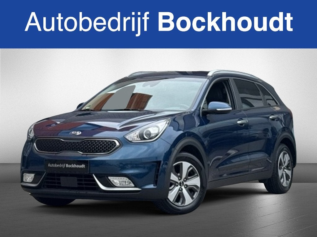 Kia Niro 1.6 GDi Business | Navi | Camera | Stoel-Stuurverw., Auto's, Automaat, Gebruikt, Blauw, Origineel Nederlands