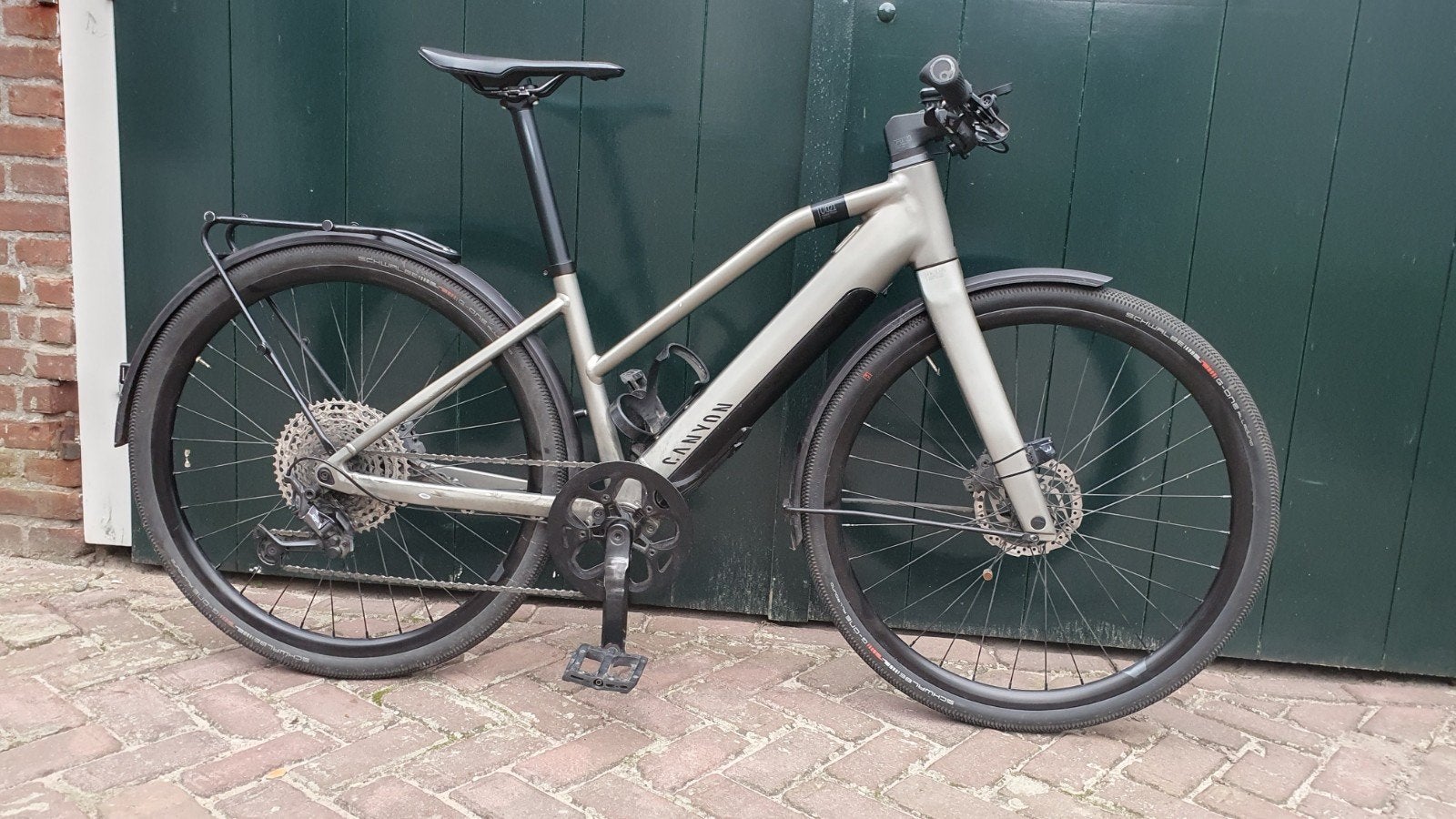 Canyon Commuter:ON 7 WMN 20211 XS met extra accu, Gebruikt, Minder dan 47 cm, 50 km per accu of meer, Ophalen