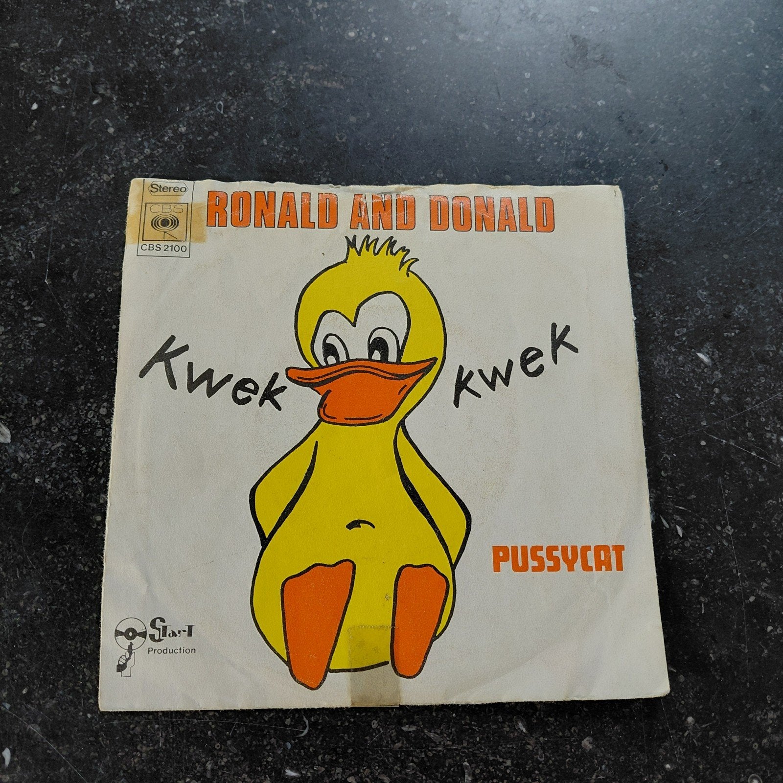 Ronald and Donald - Kwek Kwek / Pussycat (Single), Ophalen of Verzenden, Gebruikt, Kinderen en Jeugd