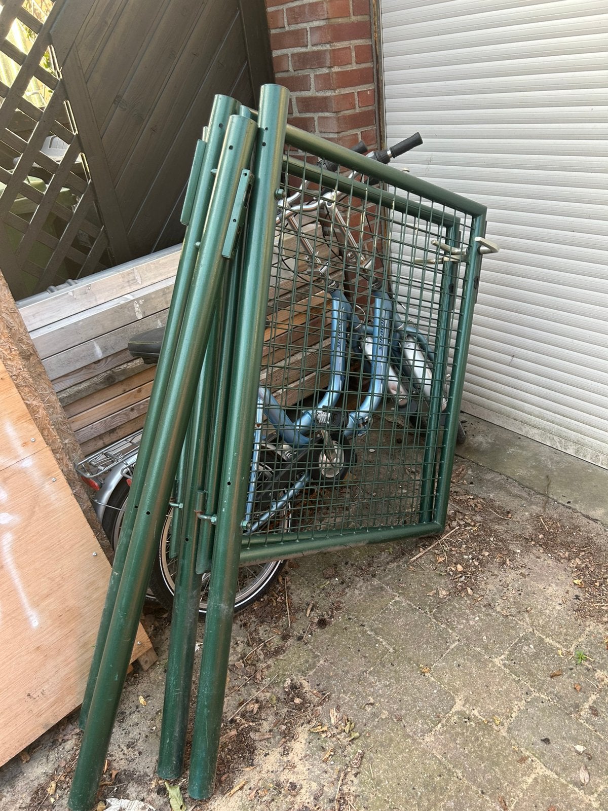 Looppoort hekje deur poort, Tuin en Terras, Ophalen, Zo goed als nieuw, IJzer, Tuinhek