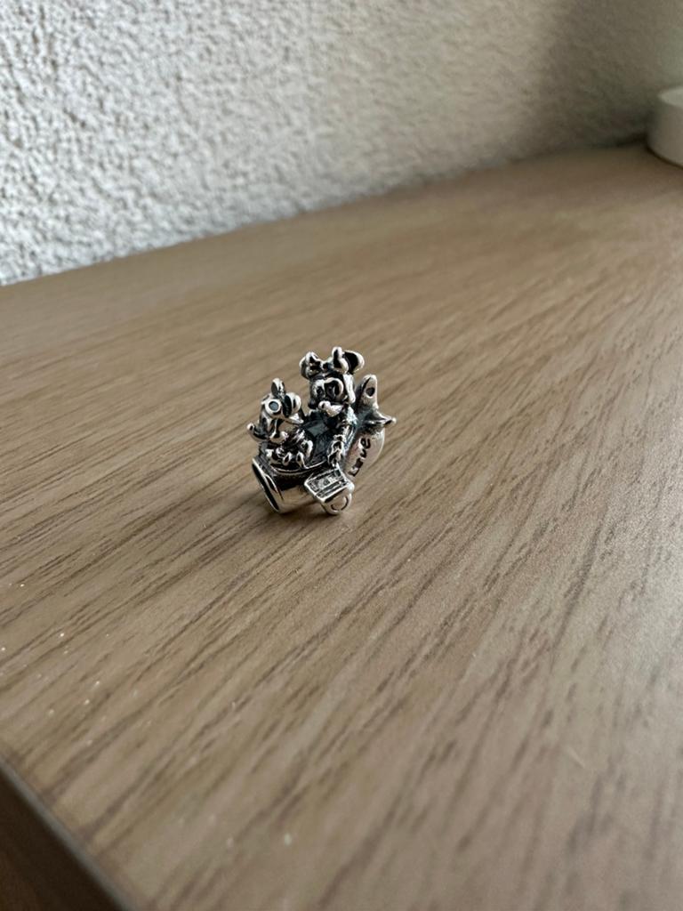 Pandora disney bedel, Sieraden, Tassen en Uiterlijk, Bedels, Ophalen of Verzenden, Zo goed als nieuw, Zilver, Pandora
