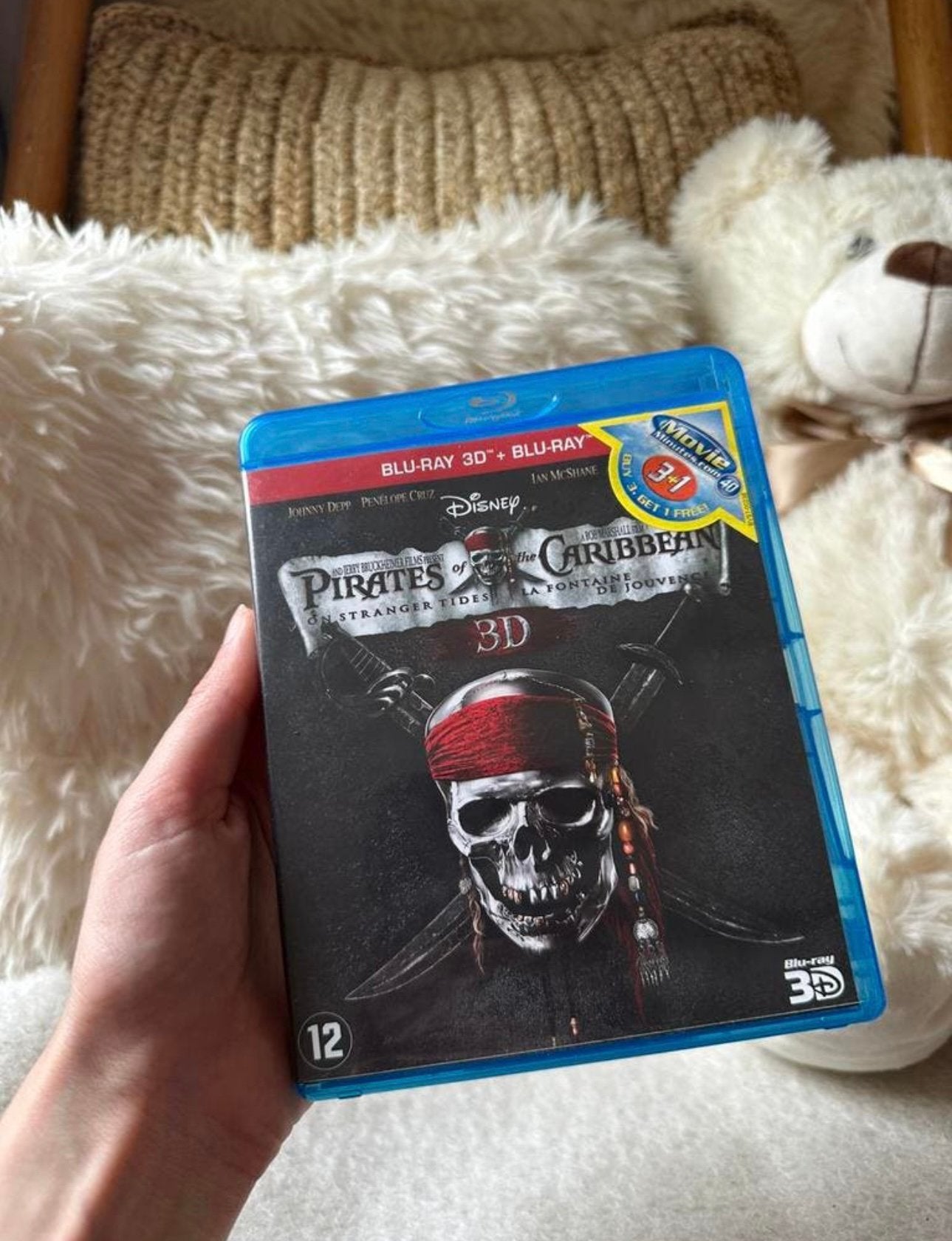 Pirates of the Caribbean: On Stranger Tides 3D Blu-ray, Ophalen of Verzenden, Zo goed als nieuw