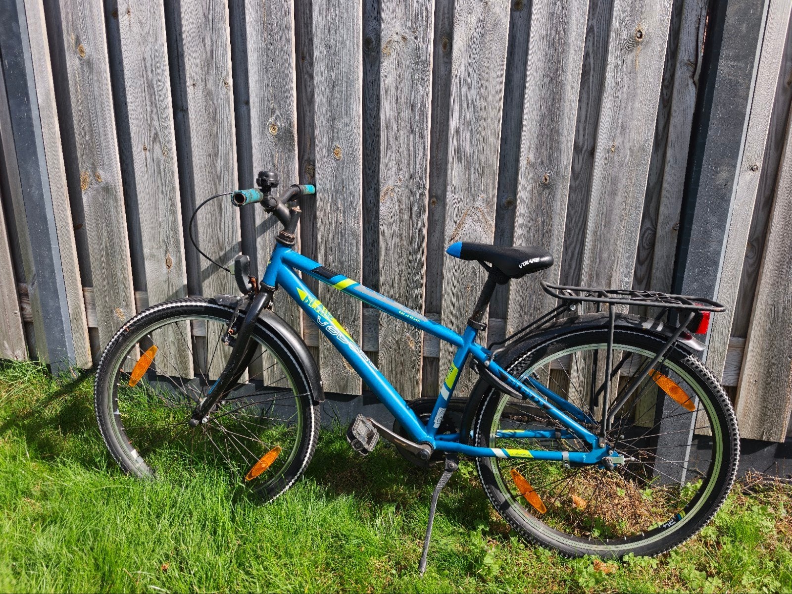24 inch jongensfiets blauw/groen, Ophalen, Gebruikt, 20 inch of meer