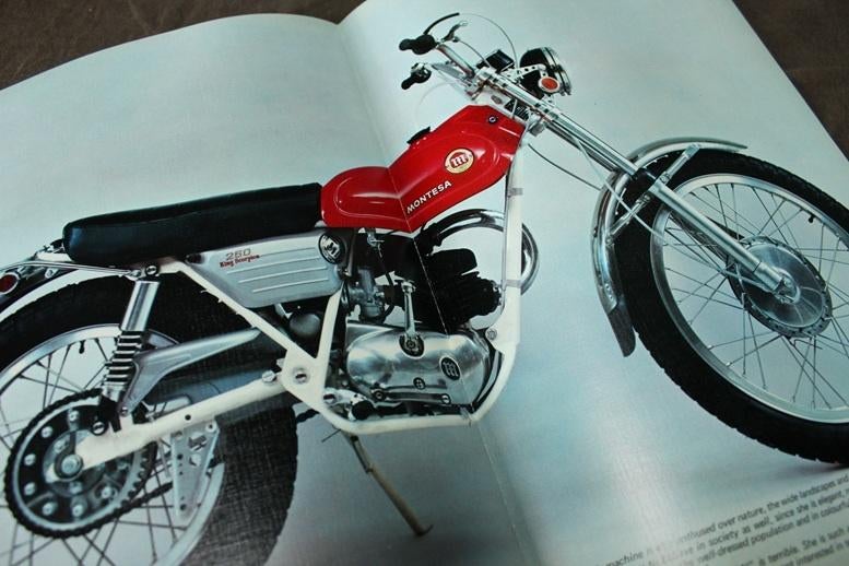 Montesa 250 King Scorpion motorfiets verkoop folder, Motoren, Ophalen of Verzenden, Overige merken