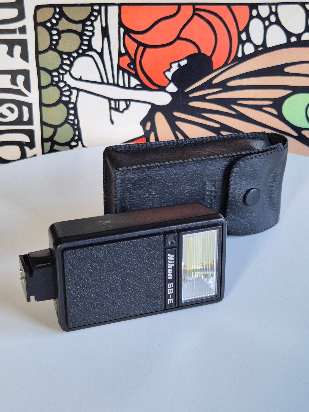 Nikon SB-E Speedlight Flitser met Origineel Tasje - Vintage, Nikon, Info@nikon.com, Gebruikt, Voor analoge fotografie