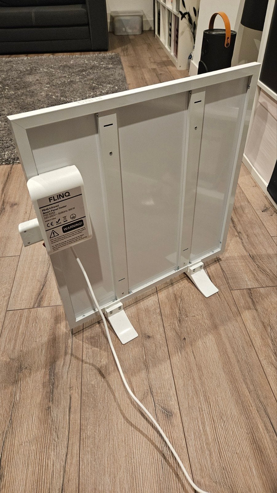 Wit infrarood kacheltje, merk Flinq, 60 bij 60 cm, Ophalen