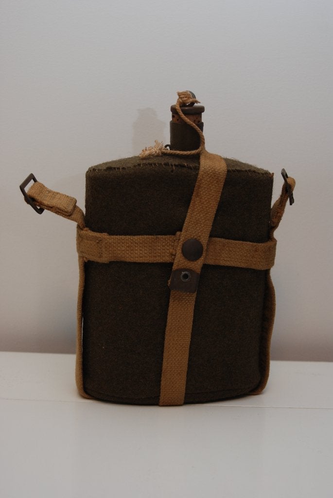 Canadese veldfles 1943, Ophalen of Verzenden, Landmacht, Overige gebieden, Overige typen