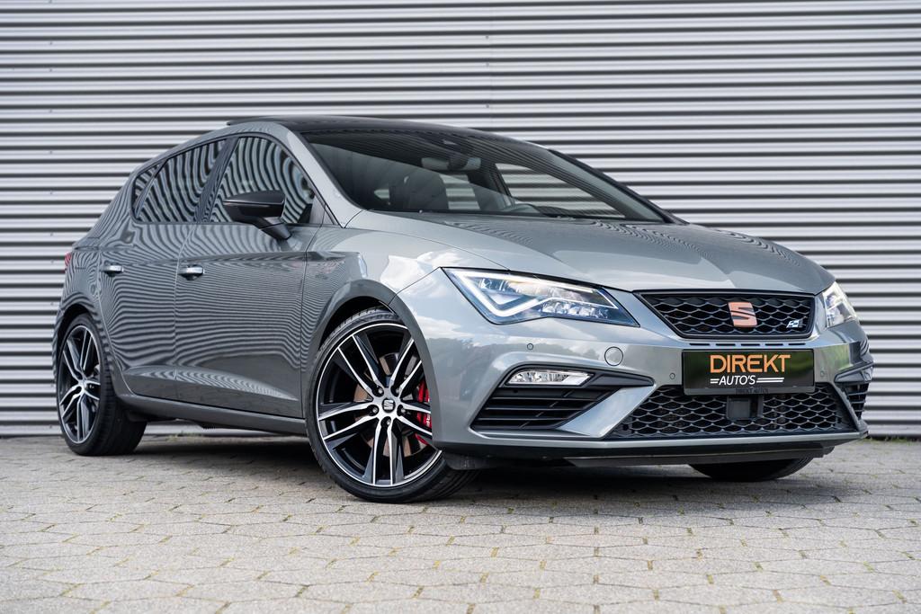 SEAT Leon 2.0 TSI CUPRA 300 PANO VIRTUAL BEATS CAMERA KEYLES, Auto's, Seat, 15 km/l, Zwart, 4 cilinders, 1984 cc