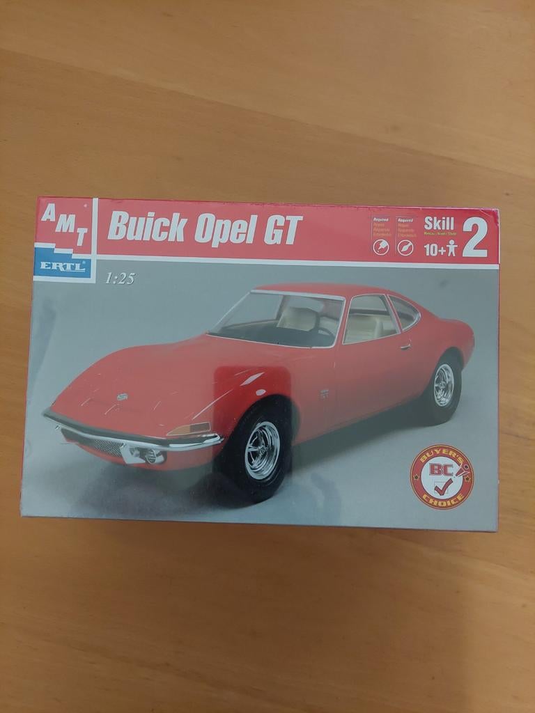 AMT Buick Opel GT Bouwpakket - Nieuw in verpakking, Hobby en Vrije tijd, Modelbouw | Auto's en Voertuigen, Overige merken, Auto