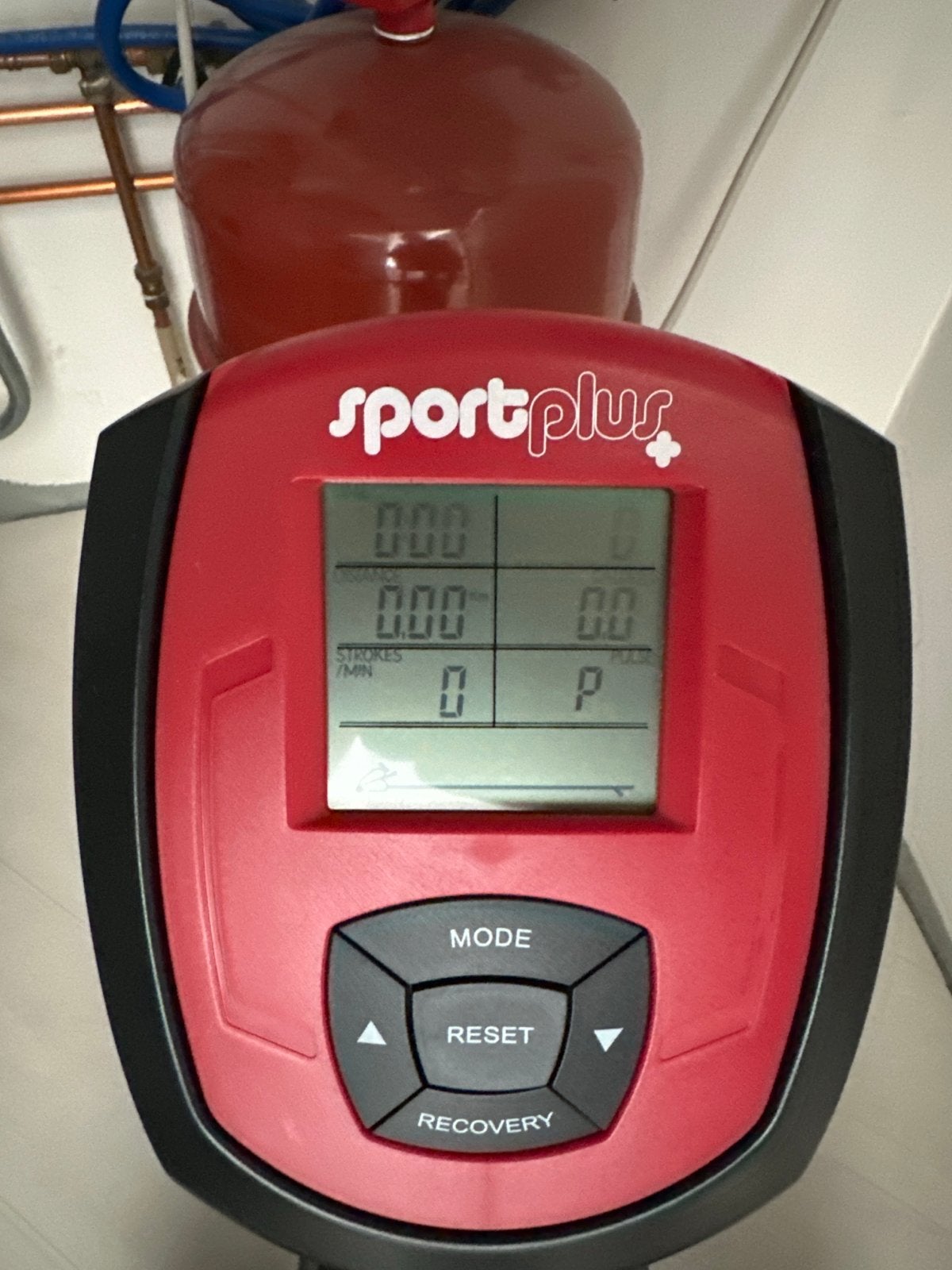 Sportplus Roeitrainer met Trainingscomputer, Sport en Fitness, Fitnessapparatuur, Ophalen, Gebruikt, Armen, Metaal