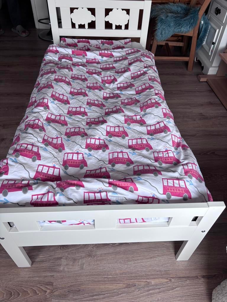 Ikea Kritter peuterbed 70x160, Kinderen en Baby's, Kinderkamer | Bedden, Gebruikt, 140 tot 160 cm, 70 tot 85 cm, Lattenbodem, Ophalen
