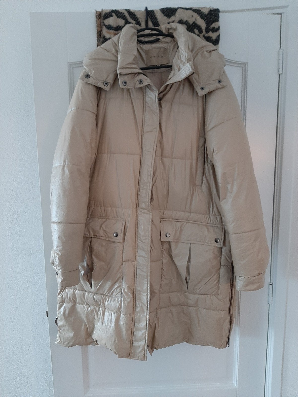 Soyaconcept beige winterjas maat XXL, Soyaconcept, Beige, Maat 46/48 (XL) of groter, Ophalen of Verzenden