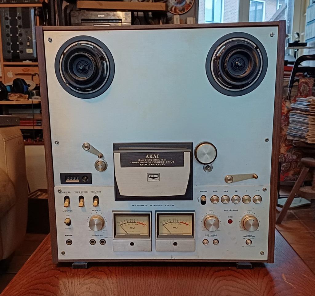Akai GX-630D tapedeck, Ophalen, Bandrecorder