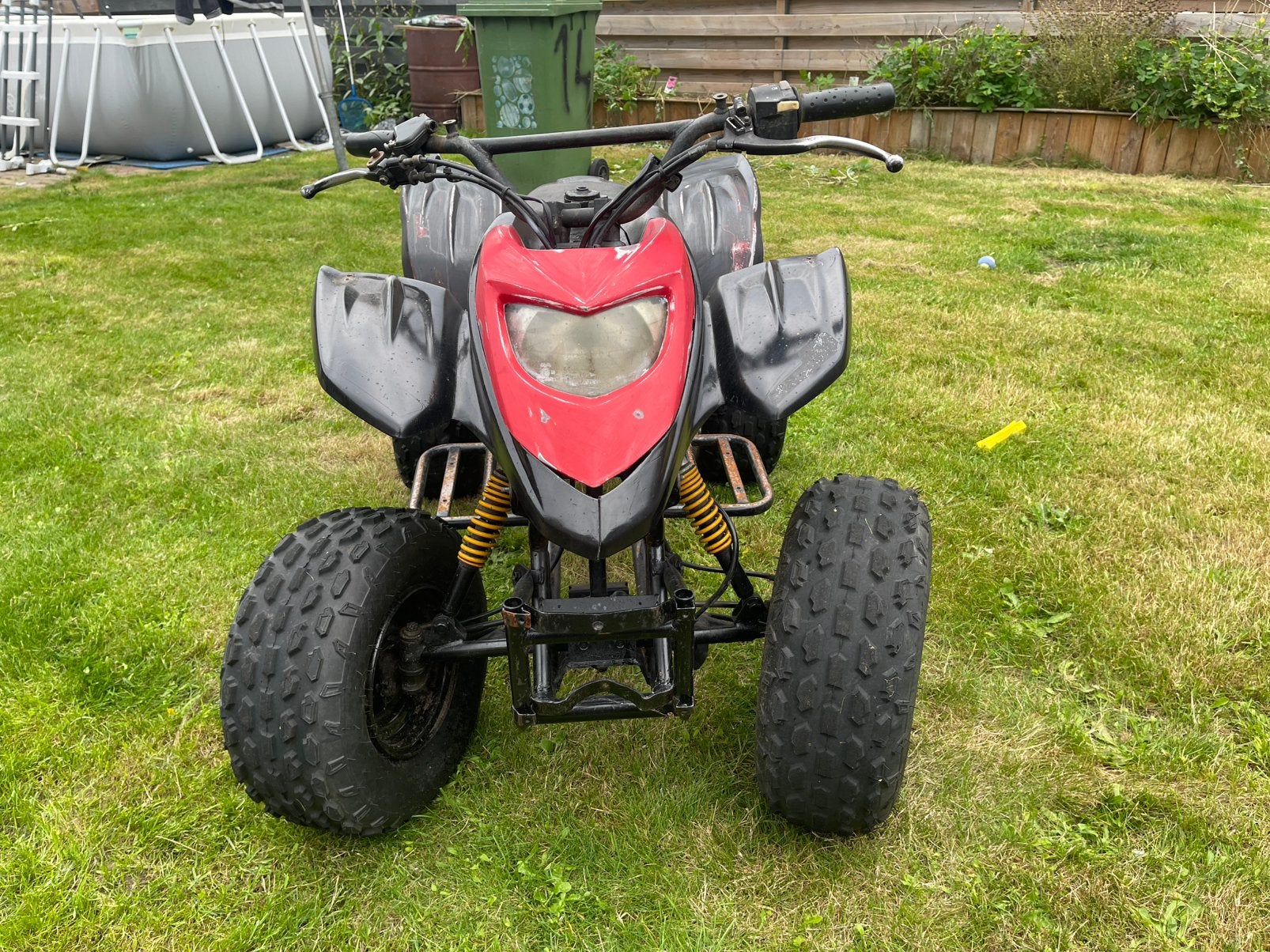 Rollend frame quad, Ophalen