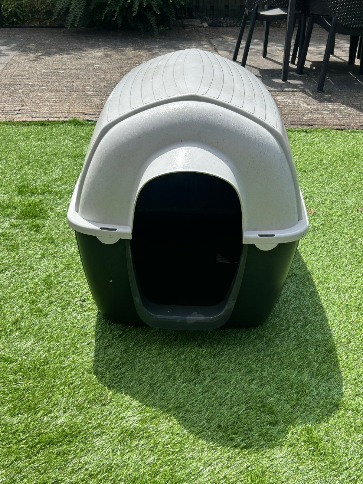 Hondenhok/Iglo kunstof, Dieren en Toebehoren, Hondenhokken, Ophalen, 65 tot 100 cm