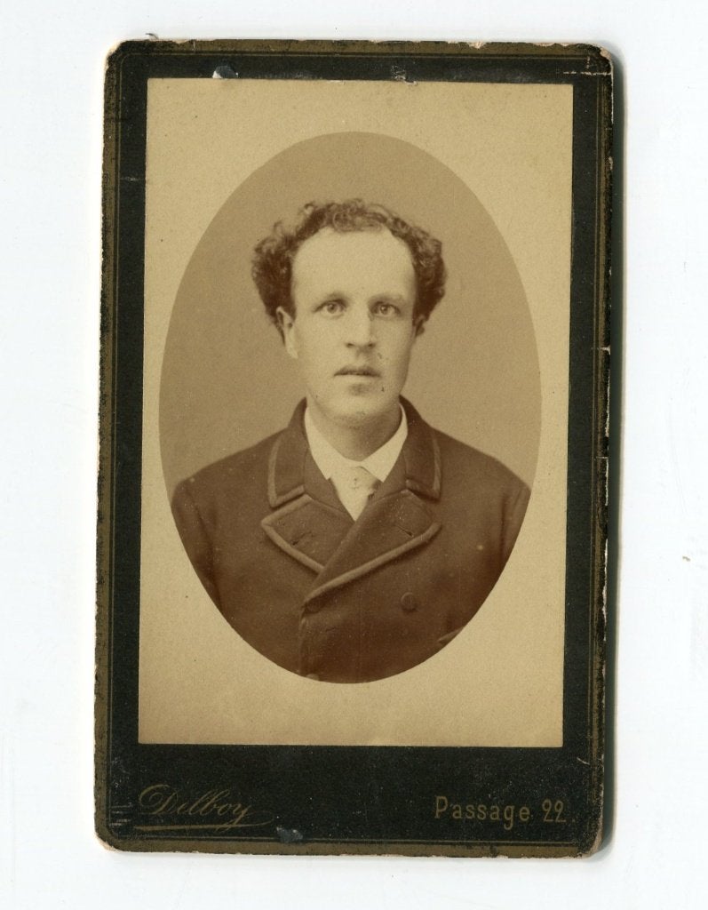 Carte de Visite. Delboy. Den Haag., Foto, Ophalen of Verzenden, Zo goed als nieuw, Voor 1940