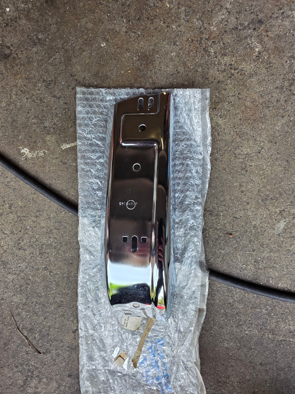 Rechts voor bumperhoek chroom BMW  E30, Nieuw, Ophalen of Verzenden, Bumper, BMW