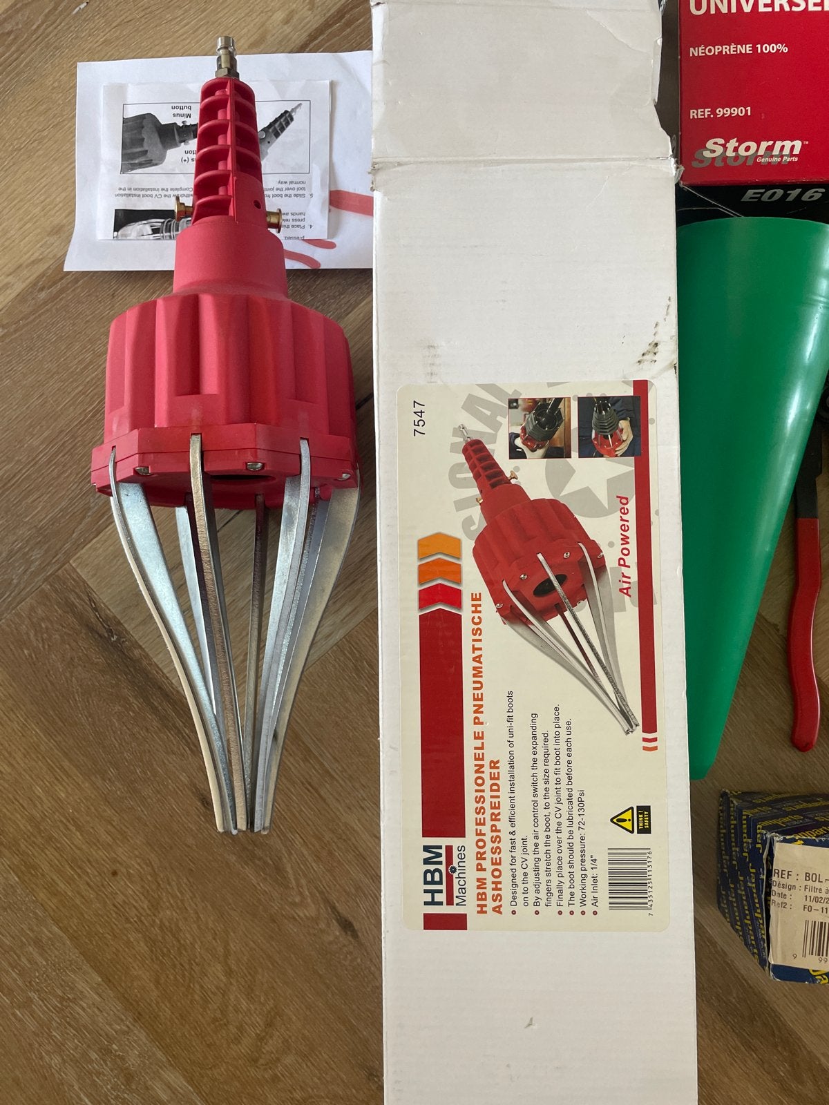Nieuwe HBM Professionele Pneumatische Ashoesspreider, Ophalen of Verzenden, Nieuw, Universele onderdelen