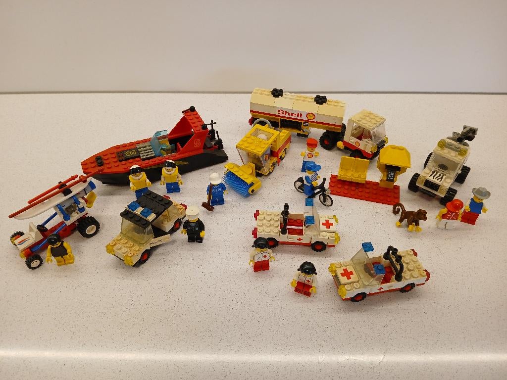 Lego City 2 (vintage lego compleet met instructieboekje), Gebruikt, Compleet, Lego, Ophalen of Verzenden