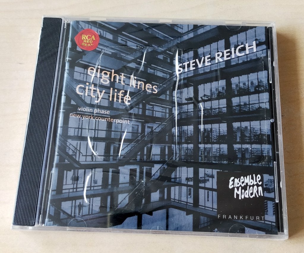 Steve Reich Eight Lines City Life CD Nieuw Ensemble Modern, Ophalen of Verzenden, Modernisme tot heden, Nieuw in verpakking, Overige typen
