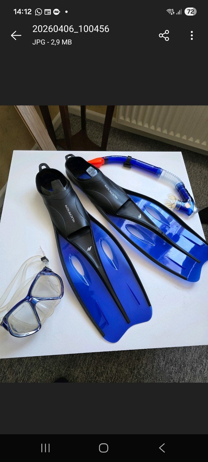 Duikset te koop, Ophalen, Nieuw, Snorkelmasker