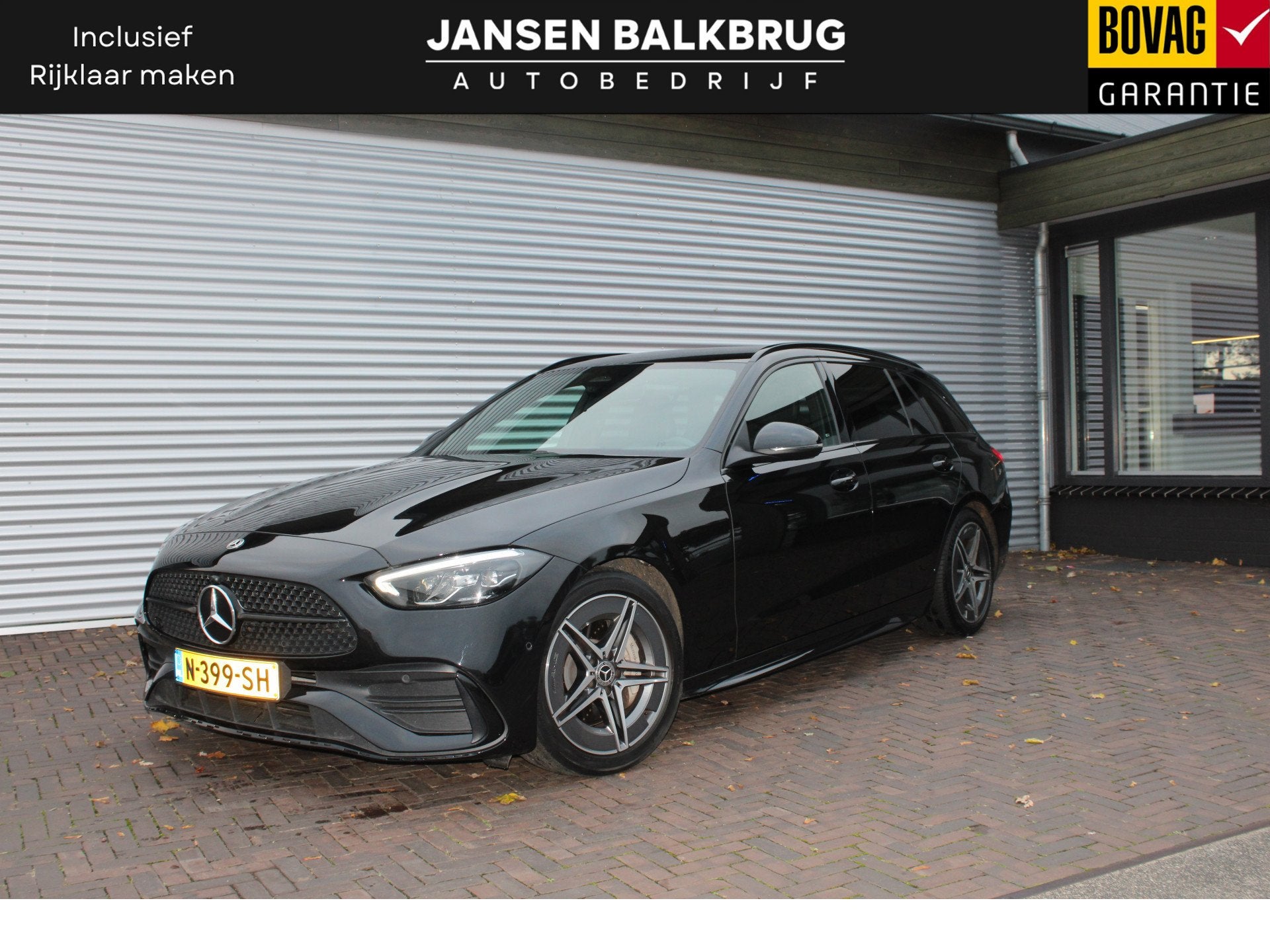 Mercedes-Benz C-Klasse Estate 180 AMG Line (bj 2022), Auto's, Automaat, Achterwielaandrijving, 4 cilinders, Zwart