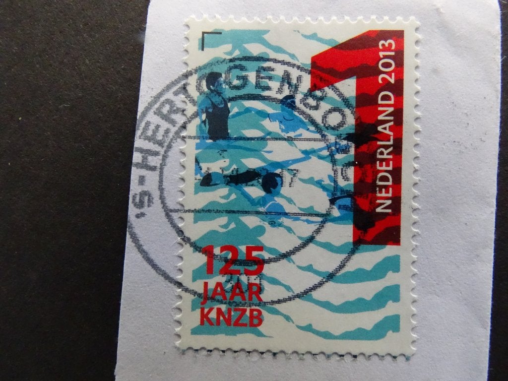 Postzegel NL / 125 Jaar KNZB / 2013, Ophalen of Verzenden, Na 1940, Gestempeld