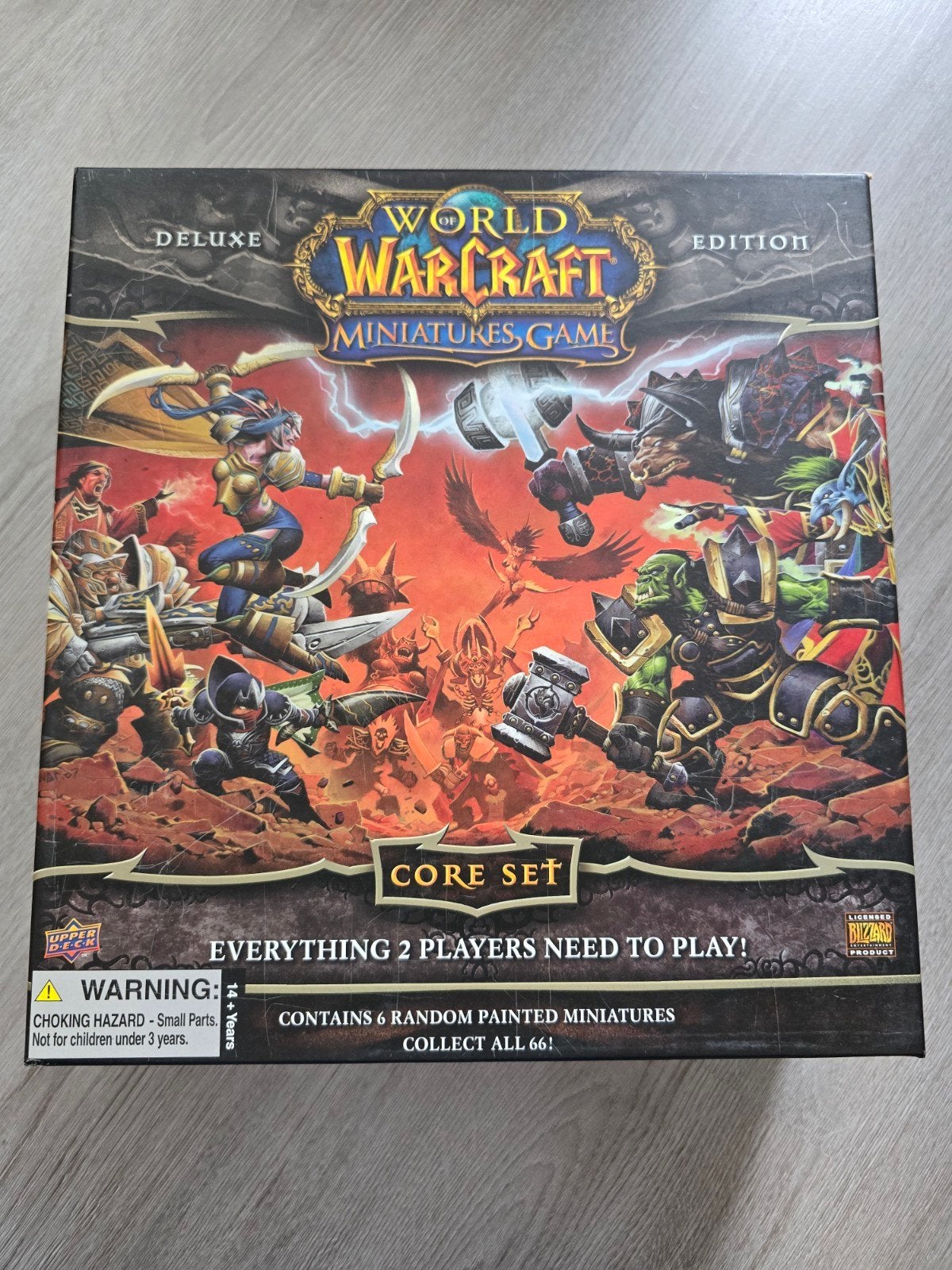 World of Warcraft Miniatures Game Deluxe Edition Core Set, Een of twee spelers, Ophalen of Verzenden, Nieuw, Upper Deck Entertainment