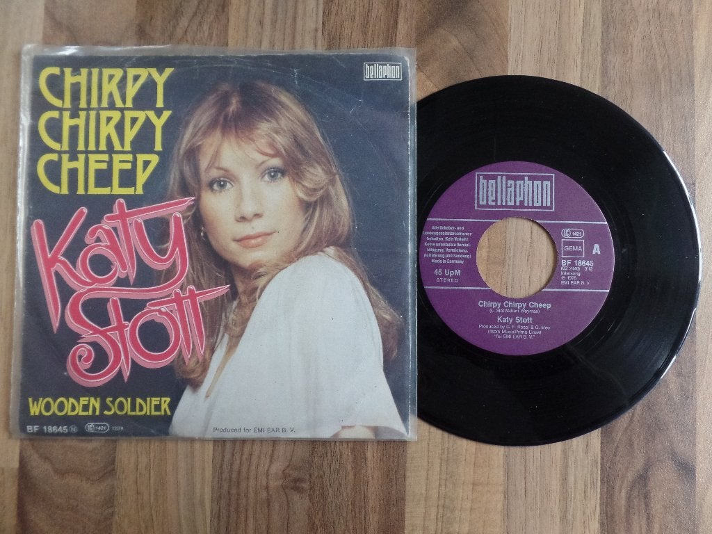 single  Katy Stott - Chirpy Chirpy Cheep*, Ophalen of Verzenden, Gebruikt, 7 inch, Pop