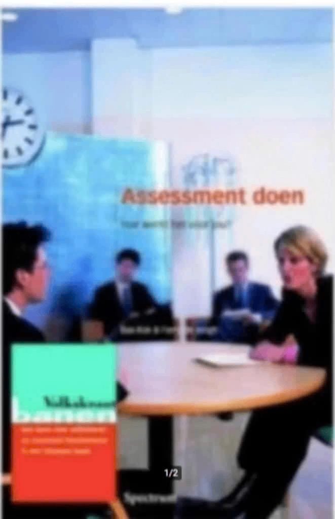 Assessment doen (Bas Kok / Ferry de Jongh), Ophalen of Verzenden, Zo goed als nieuw