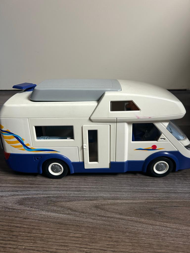 Playmobil Camper met extra's en poppetjes, Kinderen en Baby's, Speelgoed | Playmobil, Ophalen of Verzenden, Gebruikt, Los playmobil