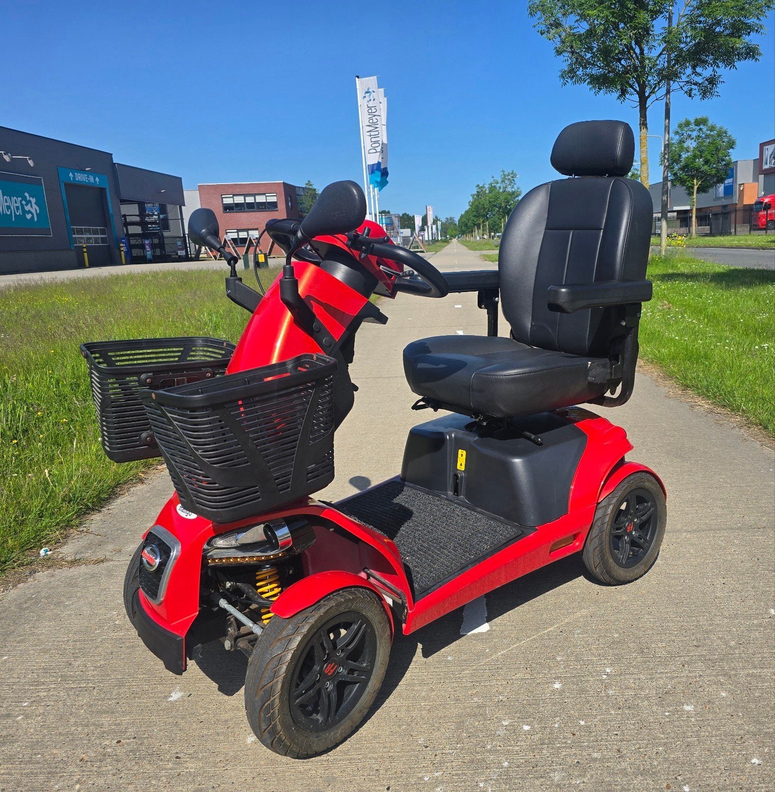 Mango FR1 | goed geveerd! | NIEUWE ACCU'S  |18kmh, Diversen, Brommobielen en Scootmobielen, Zo goed als nieuw, Mango, 46 km of meer