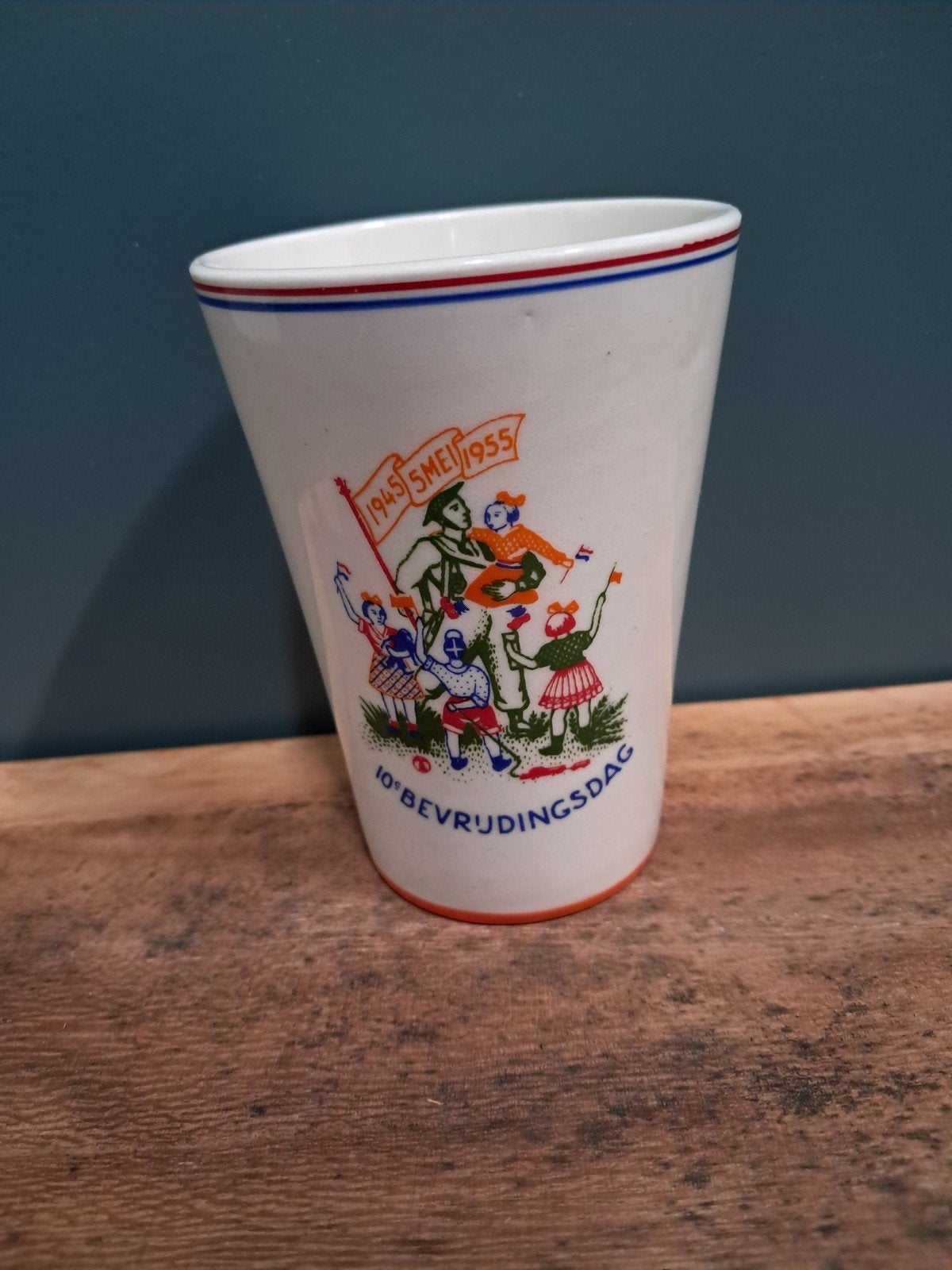 10e bevrijdingsdag beker., Ophalen of Verzenden