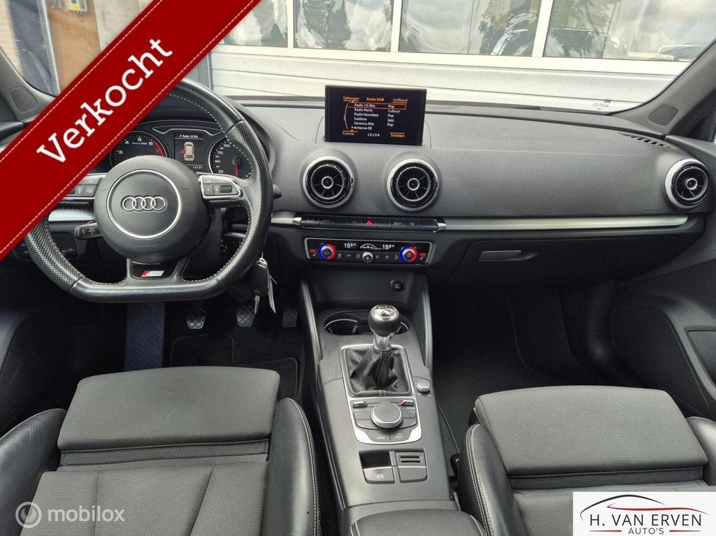 Audi A3 Sportback 1.4 TFSI DUBBELE S-LINE XENON PDC LED, Euro 6, 150 pk, 1500 kg, 57 €/maand