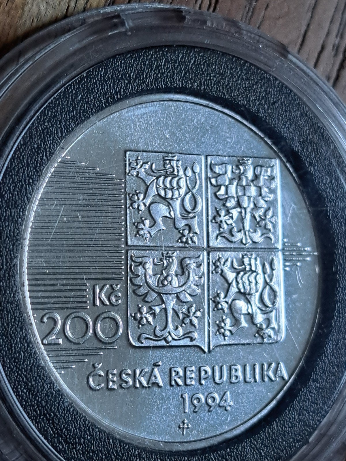 Tsjechië 200 korun 1994 D-day, Ophalen of Verzenden, Overige landen, Losse munt, Zilver