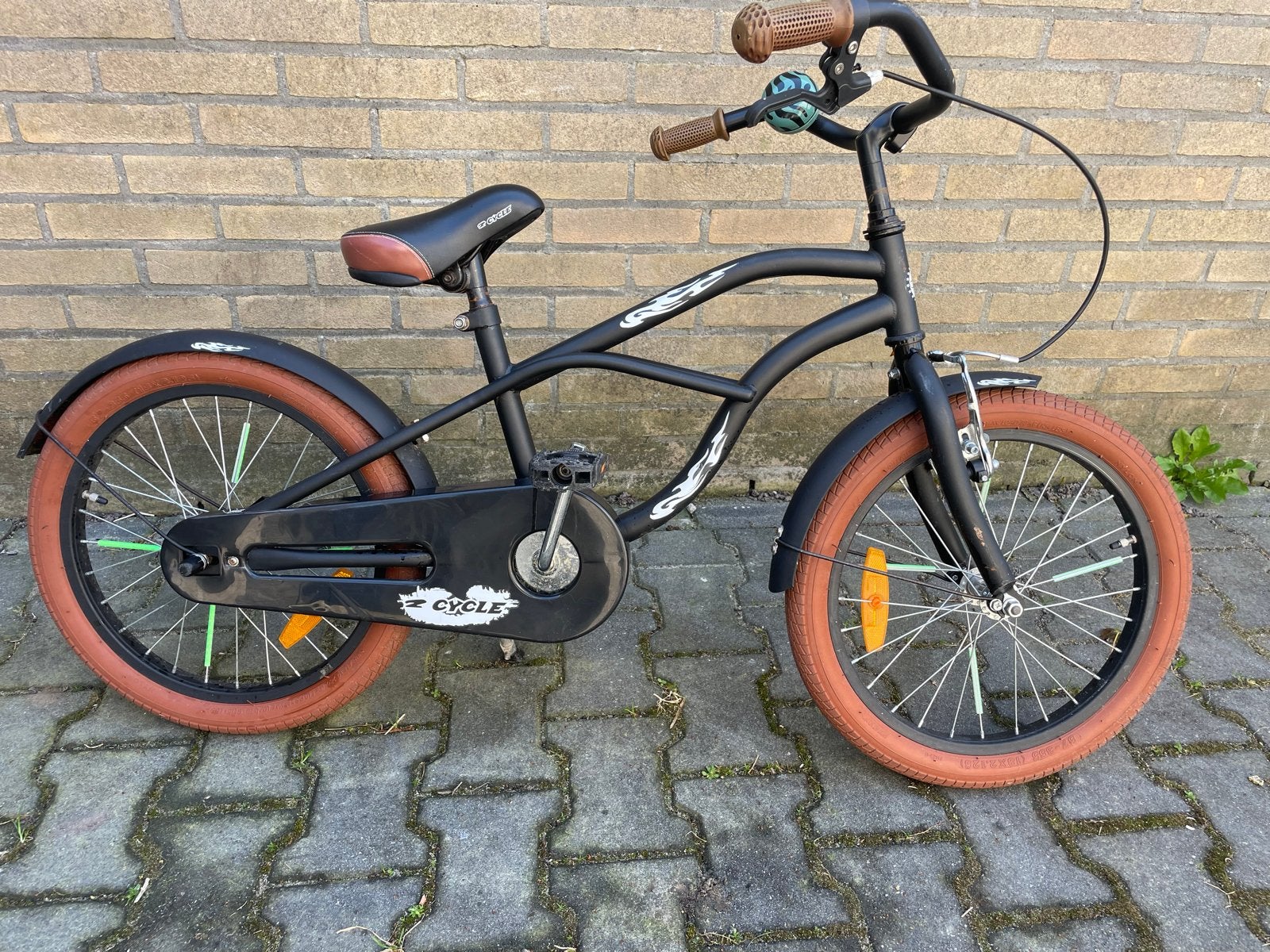 2Cycle 2Cycle Cruiser Kinderfiets - 18 inch - Mat-Zwart, Fietsen en Brommers, Ophalen, Gebruikt, Terugtraprem, 16 tot 20 inch