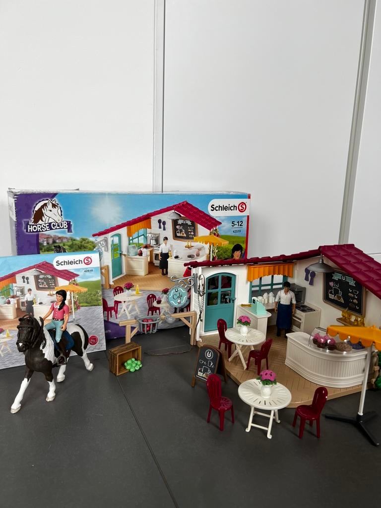 Schleich Ruitercafé 42519, Ophalen of Verzenden, Zo goed als nieuw, Jongen of Meisje