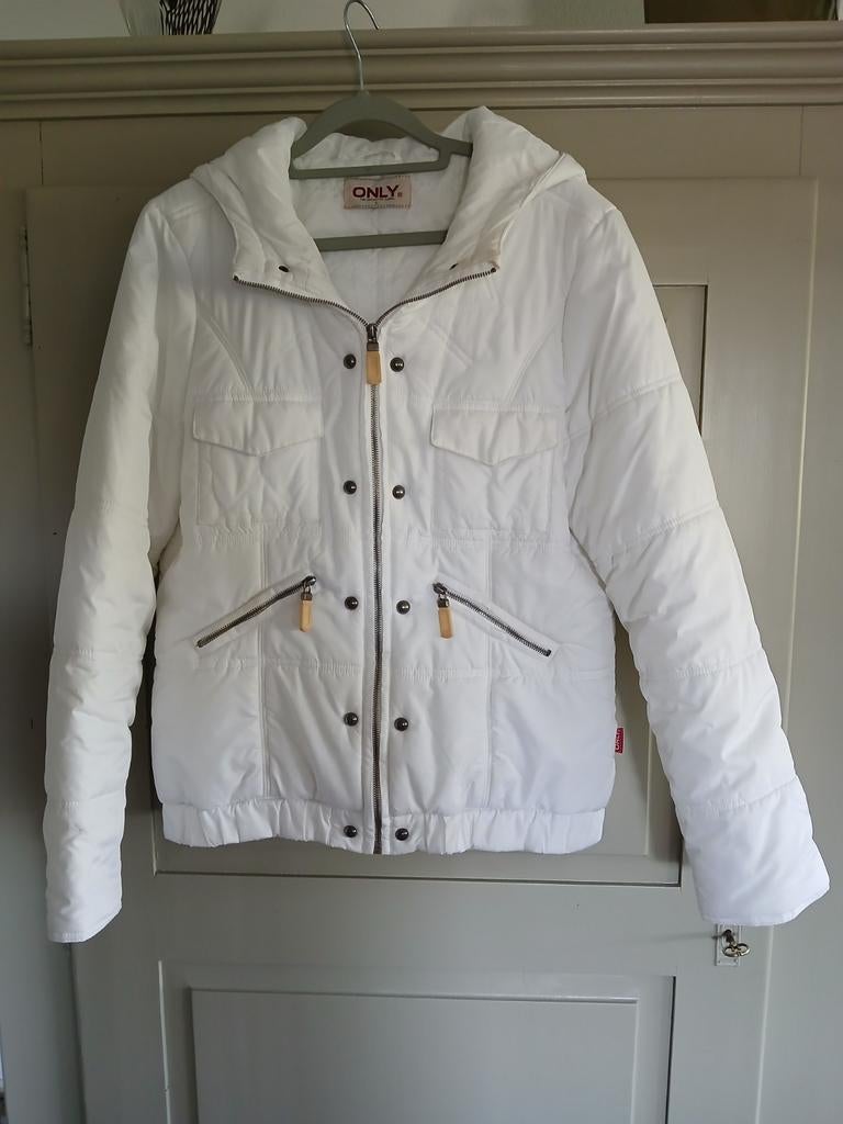 Only winterjack dames, wit, Kleding | Dames, Jassen | Winter, Ophalen of Verzenden, Zo goed als nieuw, Wit