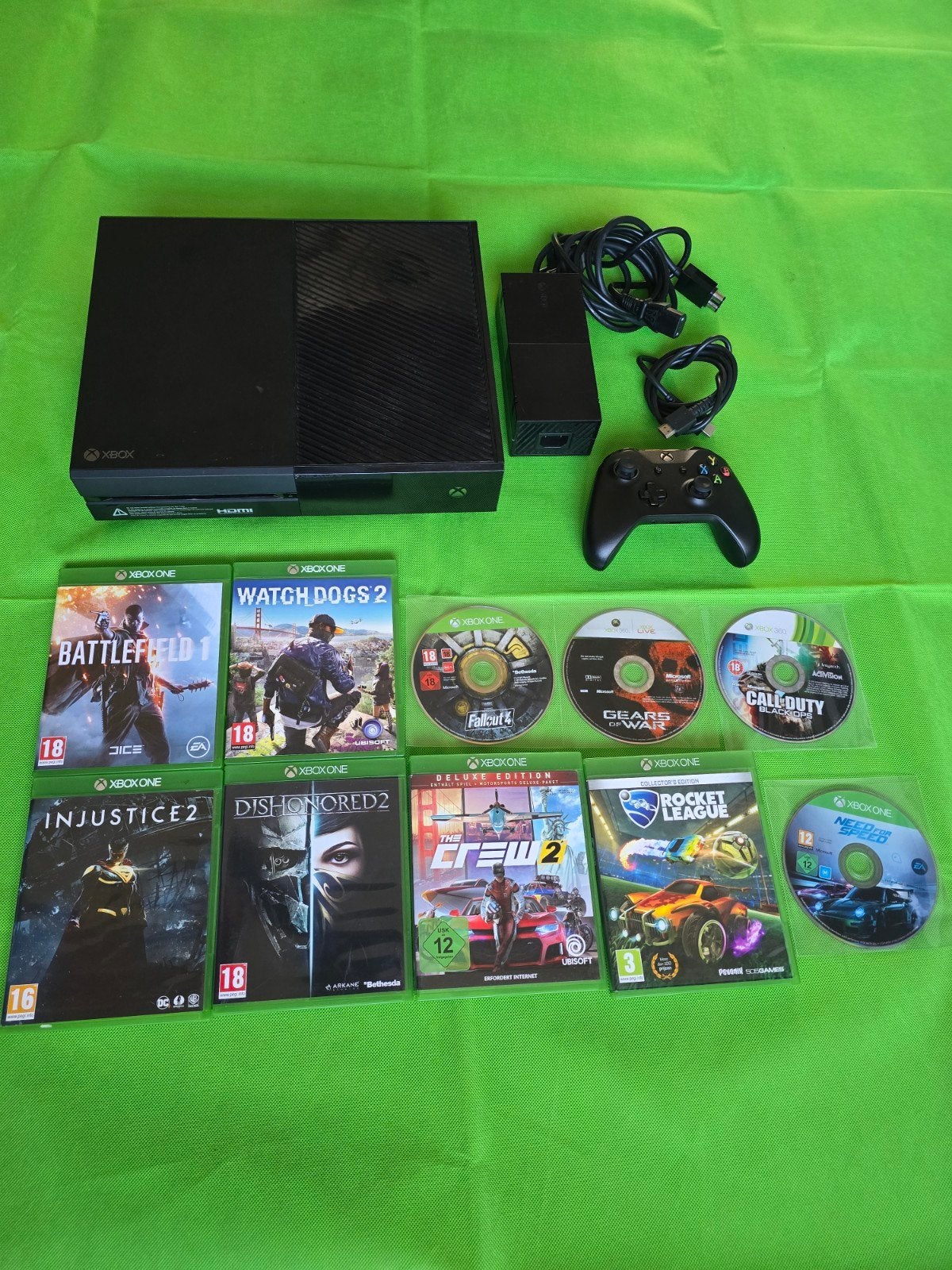 Xbox One Complete Set + Controller + 10 Top Games, Ophalen
