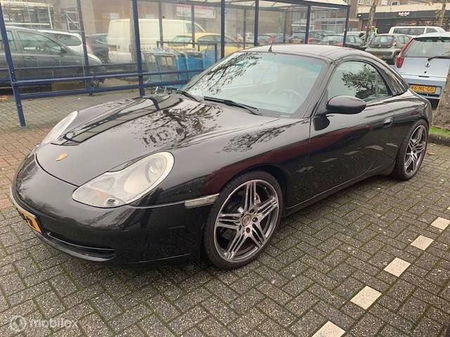 Porsche 911 Carrera Cabrio met splinter nieuwe motor, Automaat, Gebruikt, Zwart, 4 stoelen