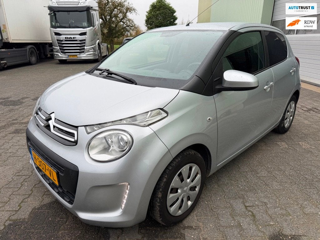 Citroen C1 1.0 VTi Feel Airco | Apple CarPlay | Donker glas, Auto's, Voorwielaandrijving, Stof, Gebruikt, 4 stoelen