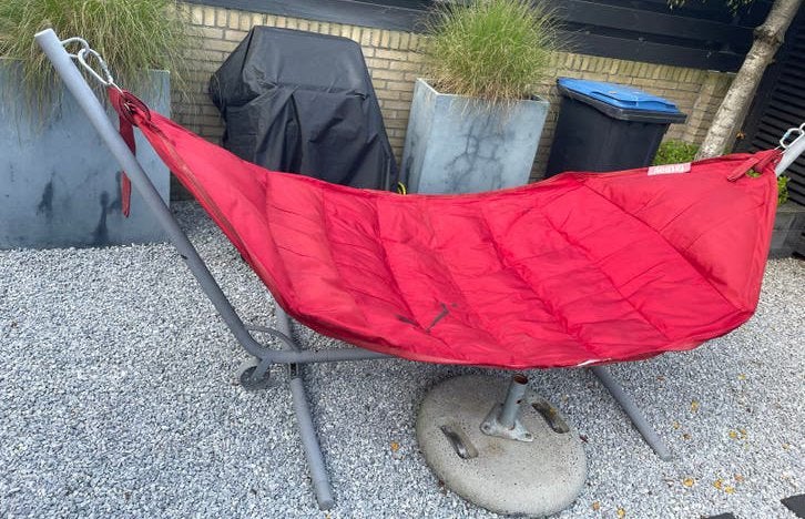 Fatboy tweepersoons hangmat met standaard, Ophalen, Gebruikt, Meerpersoons, Met standaard