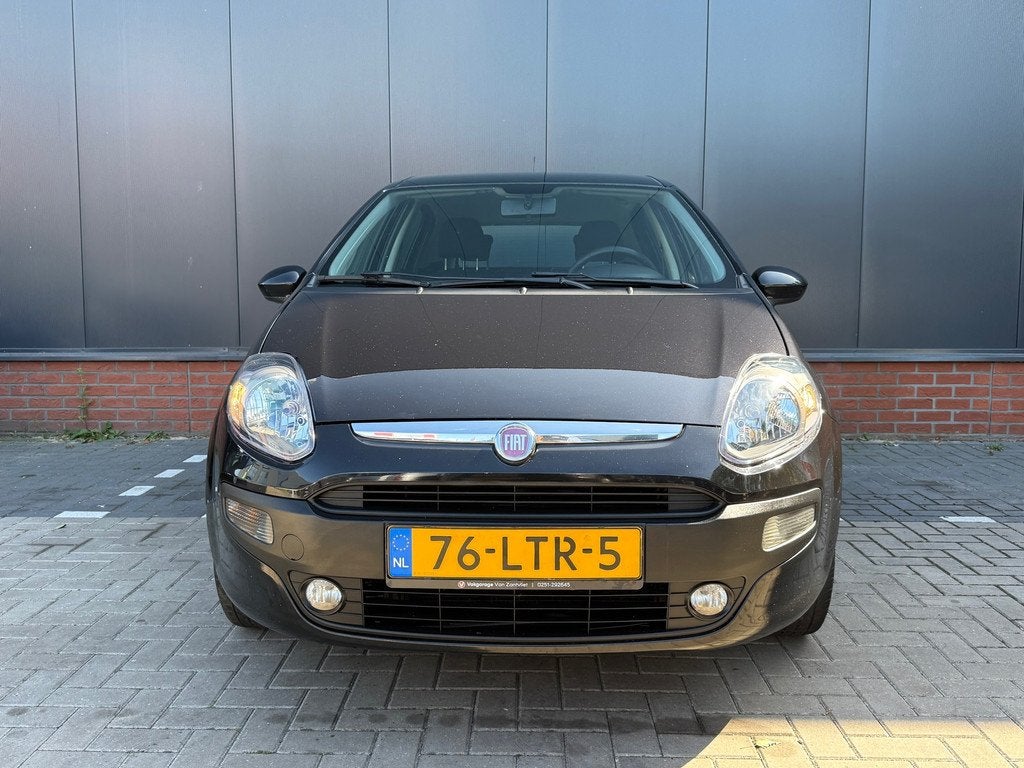 Fiat Punto Evo 1.4 Racing (12 mnd BOVAG-garantie), Auto's, Stof, Zwart, 4 cilinders, 400 kg