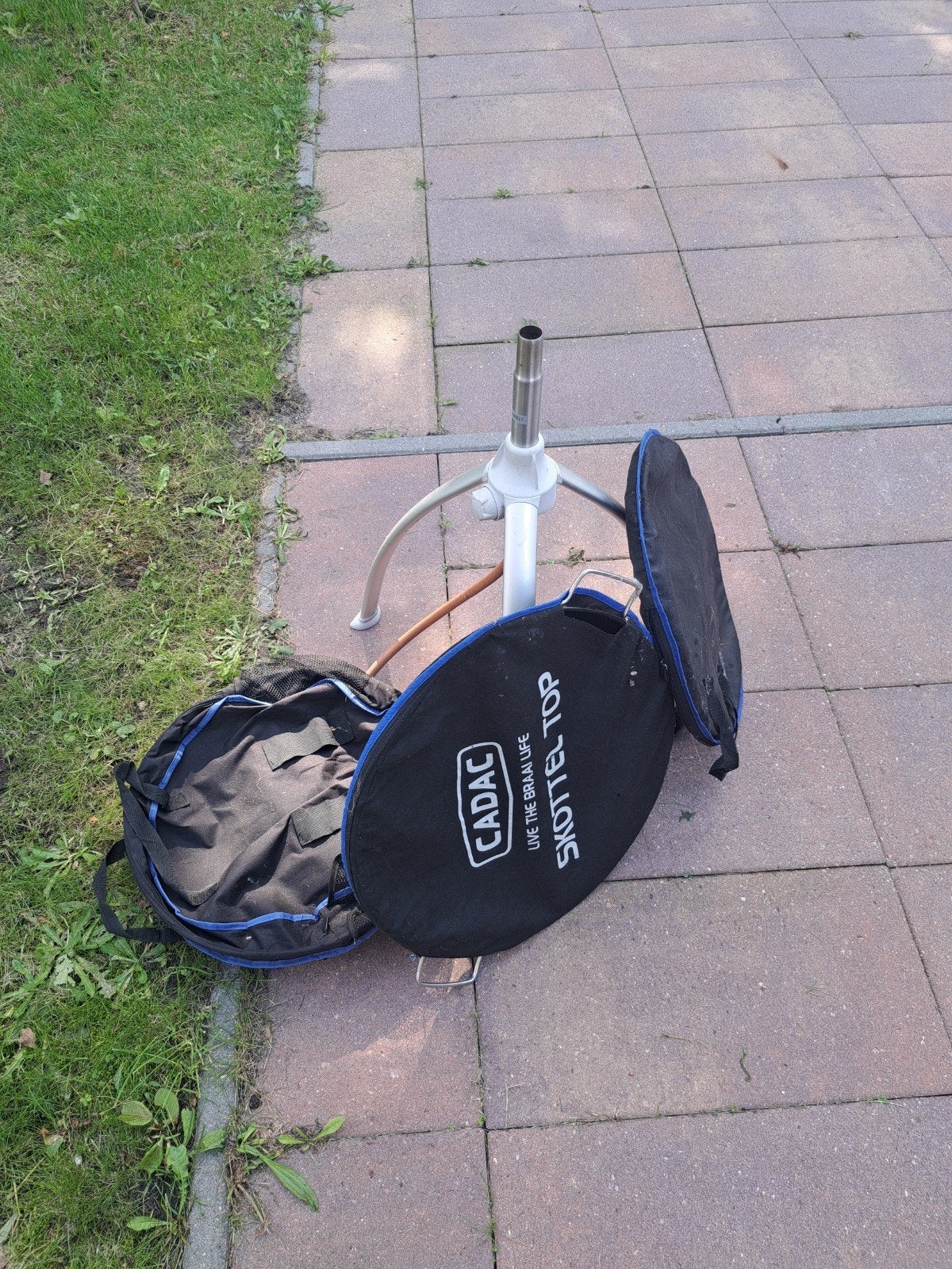 Complete goedwerkende Cadac Skottelbraai set, Ophalen of Verzenden, Gebruikt