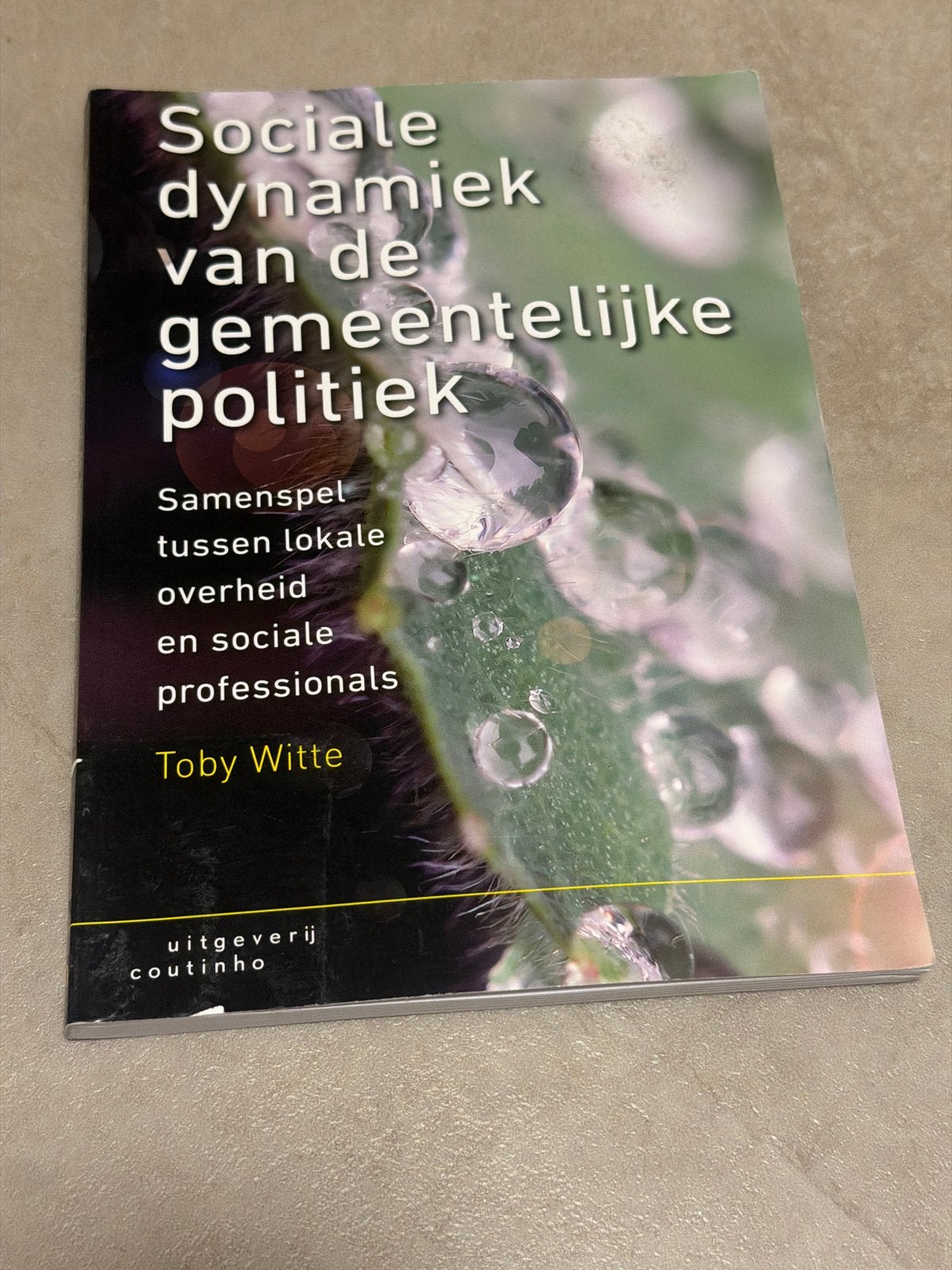 Sociale dynamiek van de gemeentelijke politiek, Boeken, Ophalen of Verzenden, Gamma, Zo goed als nieuw, HBO