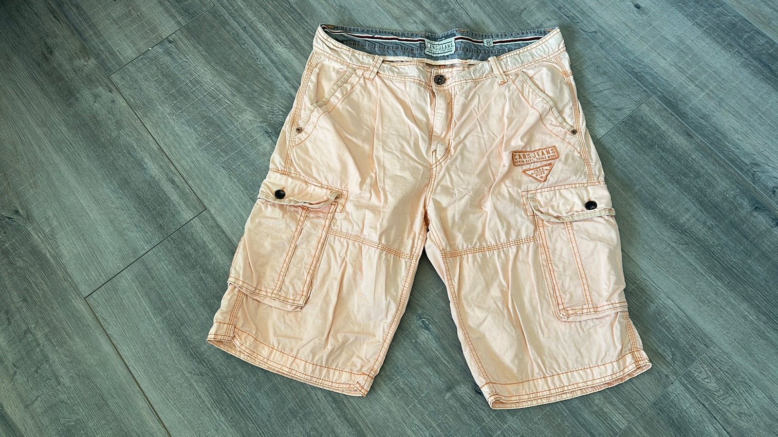 Heren korte broek, Ophalen, Gedragen, Maat 56/58 (XL), Oranje