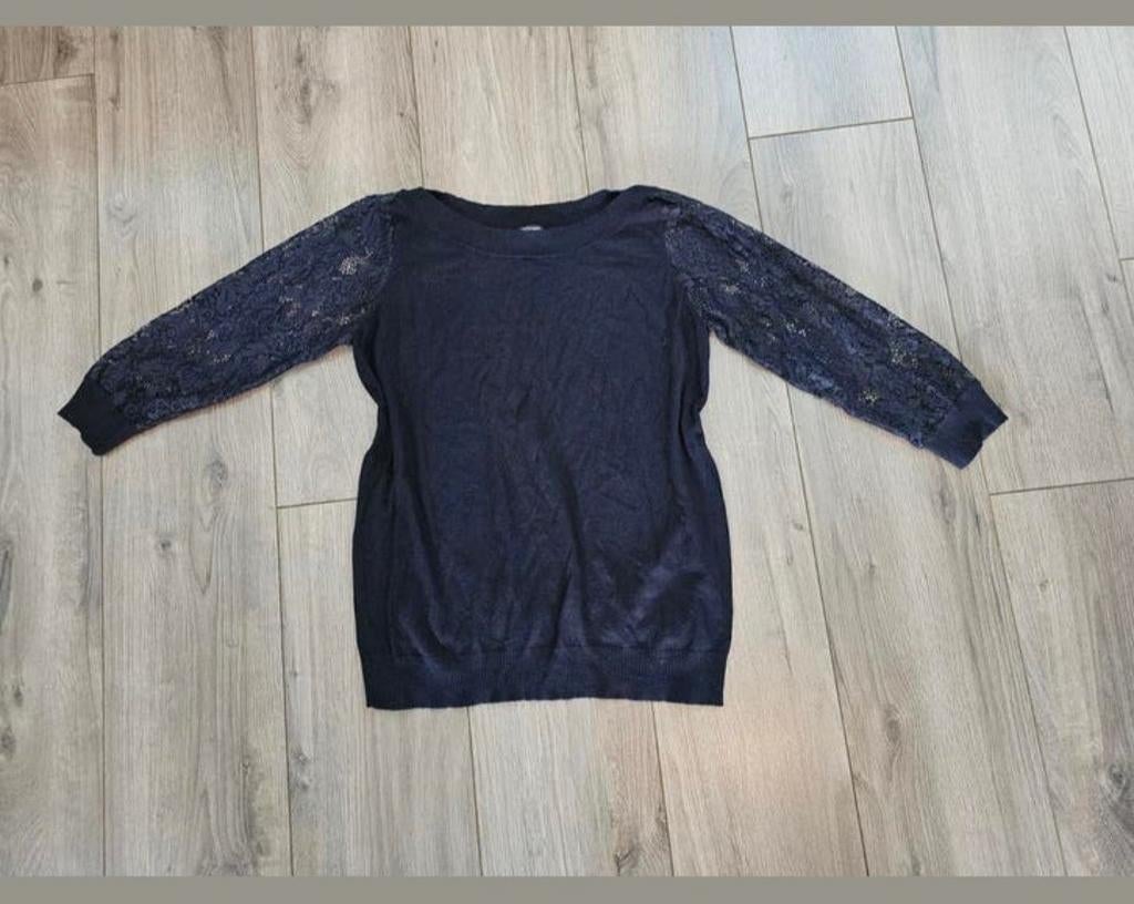 GC Fontana prachtige donkerblauwe trui mt 38 izgst, Kleding | Dames, Ophalen of Verzenden, Zo goed als nieuw, Maat 38/40 (M), Blauw