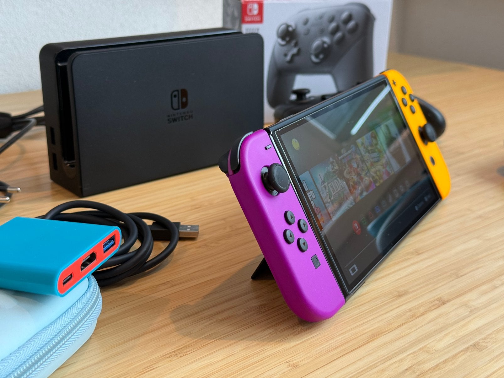 Nintendo Switch OLED - met alle games die je wilt, Spelcomputers en Games, Spelcomputers | Nintendo Switch, Zo goed als nieuw