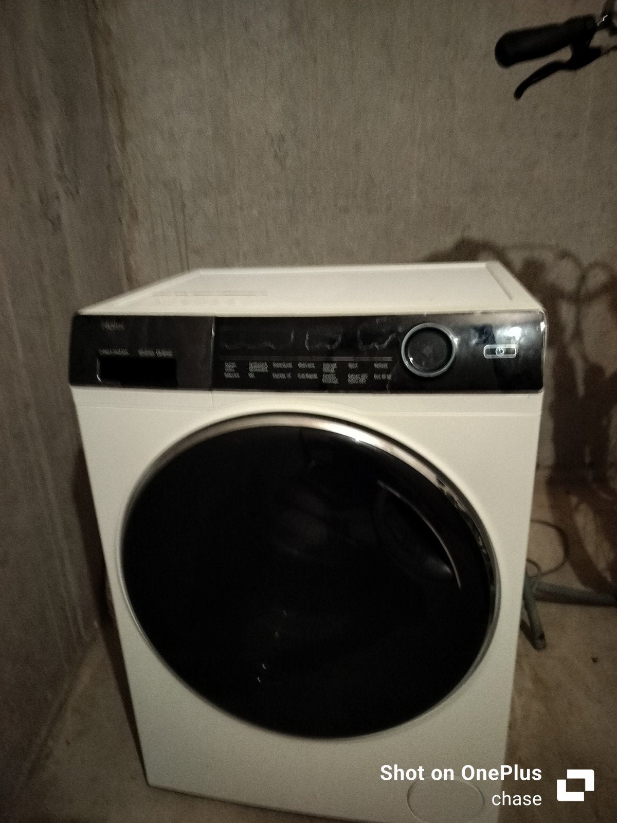 Haier wasmachine met defecte start/pauze knop, Ophalen, Niet werkend, Voorlader