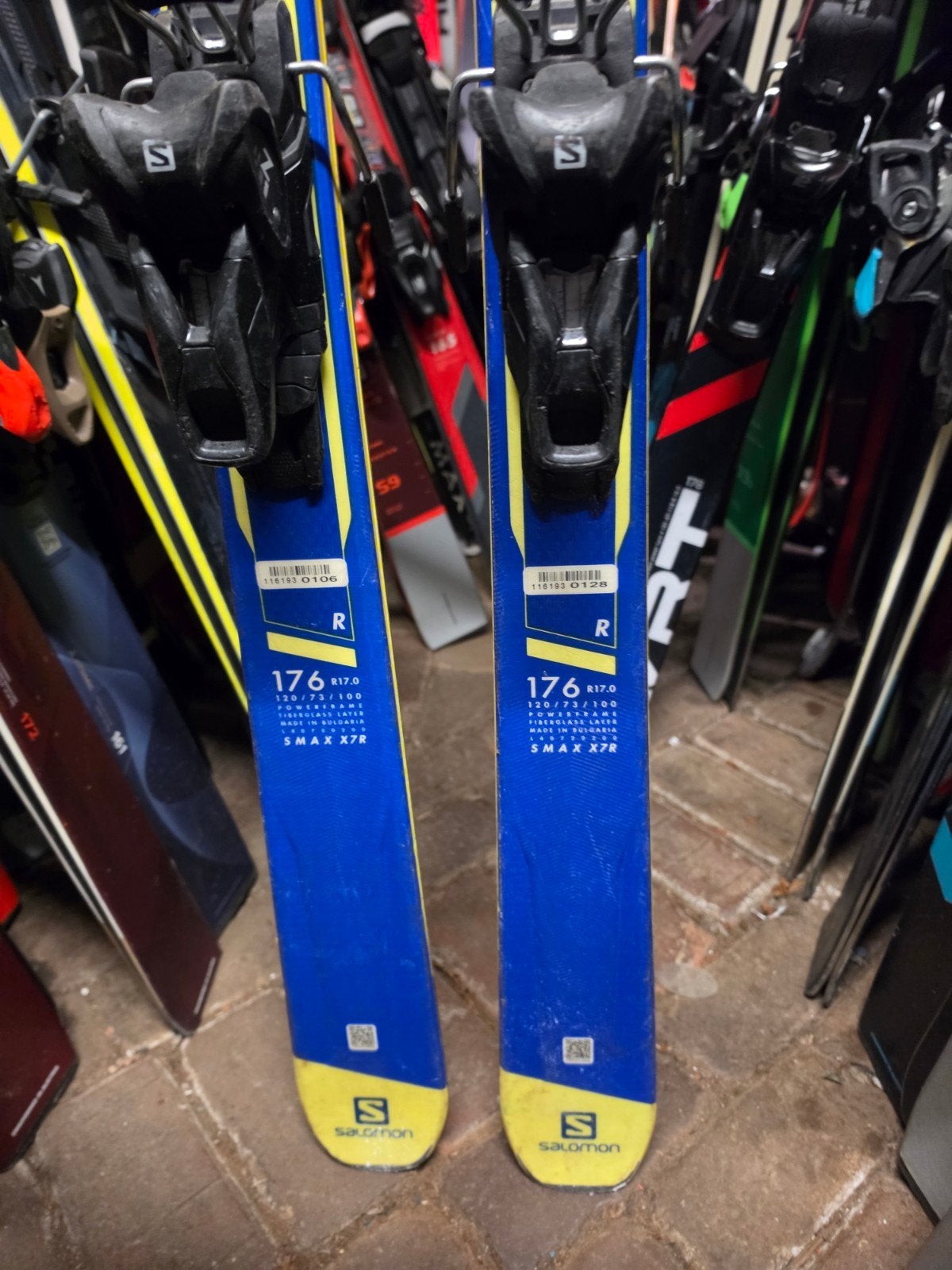 176 cm SALOMON S MAX X7 CARVE ALL ROUND SKIS, 160 tot 180 cm, Zo goed als nieuw, Carve, Skiën